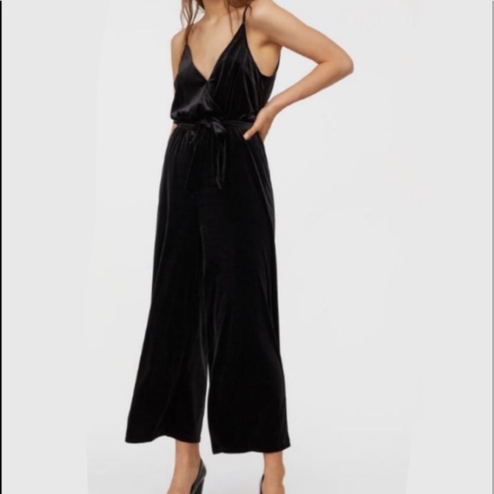 H&M Velvet Jumpsuit
